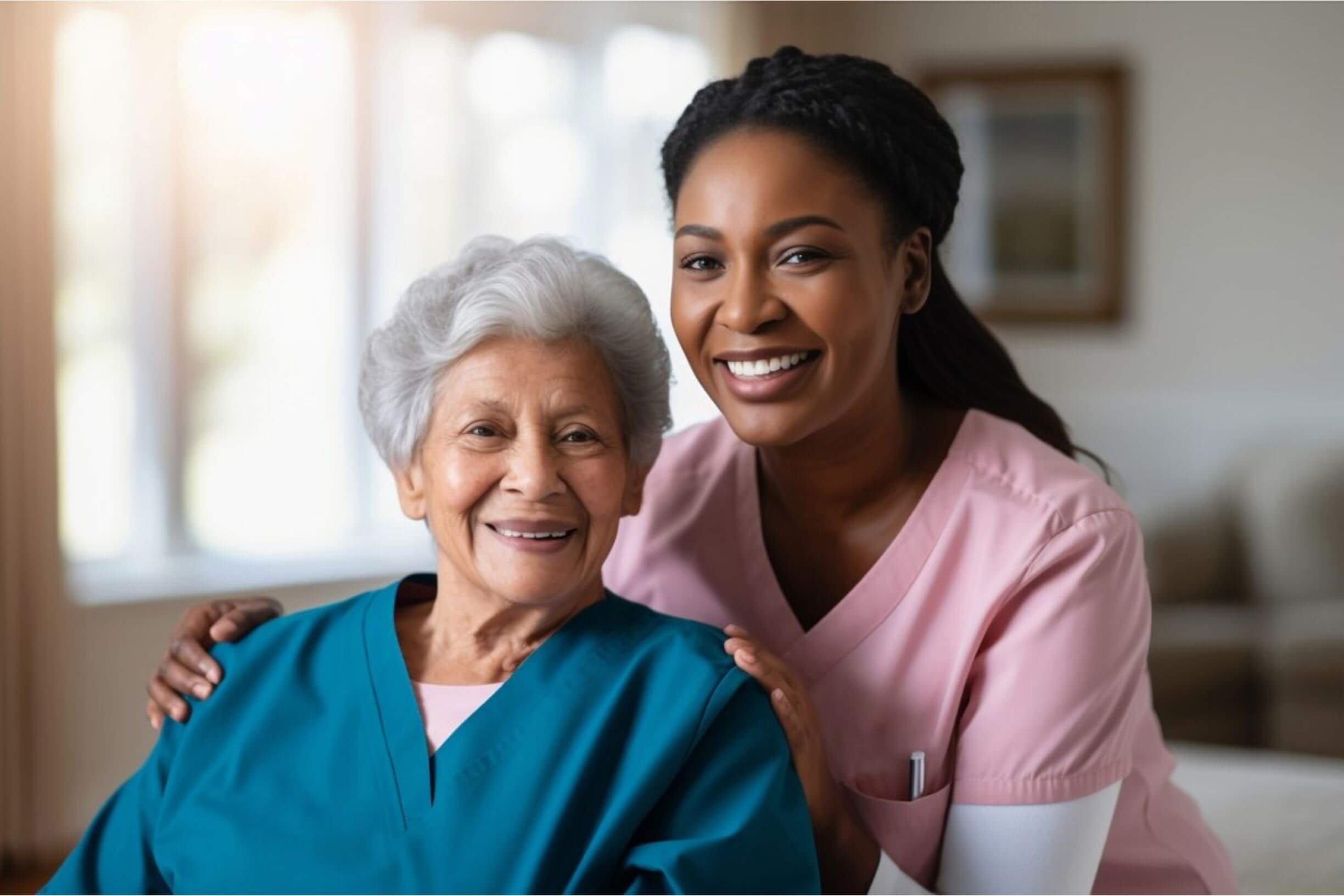 Doctor and patient smiling during a cancer rehabilitation session